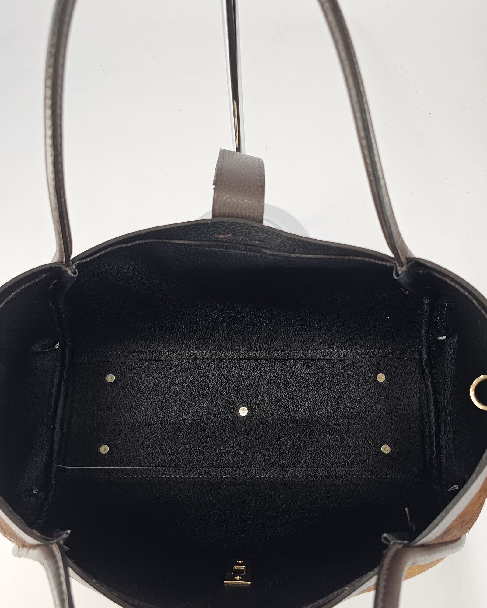 Nora in vera pelle e cavallino naturale